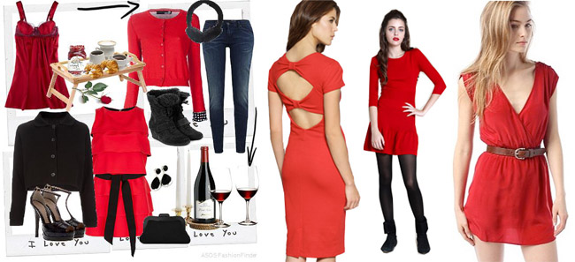 Valentine Day woman fashion