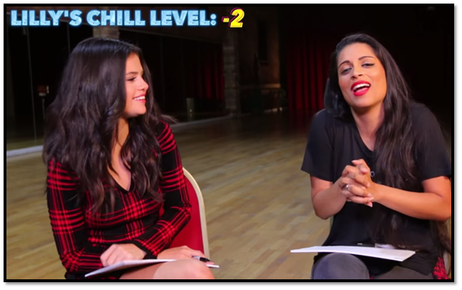 youtube star lilly singh, lilly singh and Selena Gomez, youtube star, Hollywood pop star