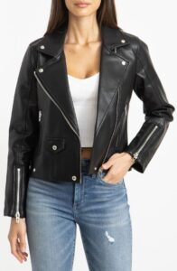 Faux Leather Jacket