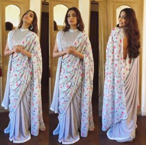 Double Saree Drapes