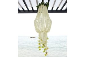 Floral chandeliers