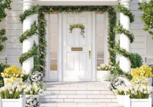 Front Door Wedding Decoration