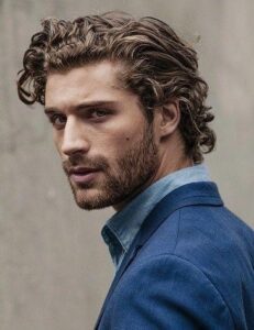 Long or Curly Hair groom