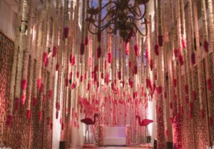 Marriage Entrance Decoration With Lovely Mogras