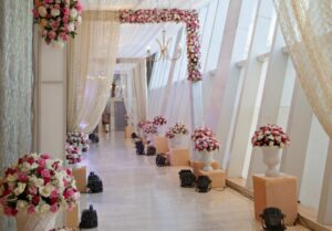 Pillar Decor For Marriage Entrance Decoration