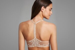 T-strap bra for halter and cross neck dresses