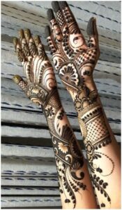 Western-style Mehendi Design