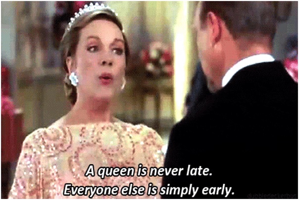 When you're perpetually late