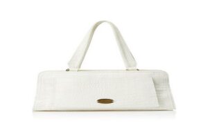 White formal bag