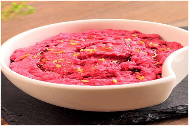 Beetroot and Chickpea Hummus
