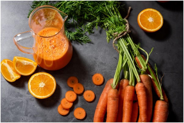 Carrot and orange juice