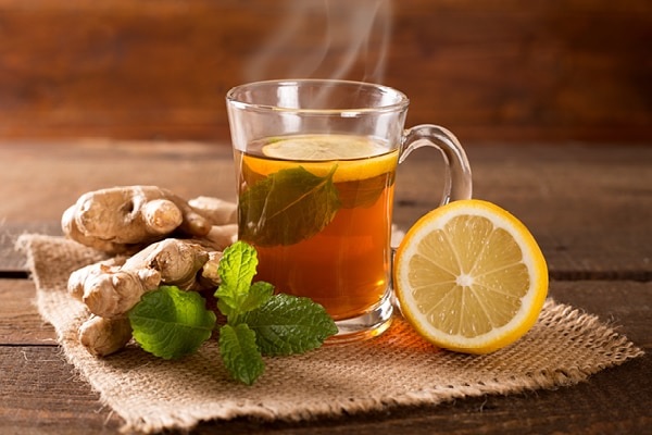 Ginger-lemon tea