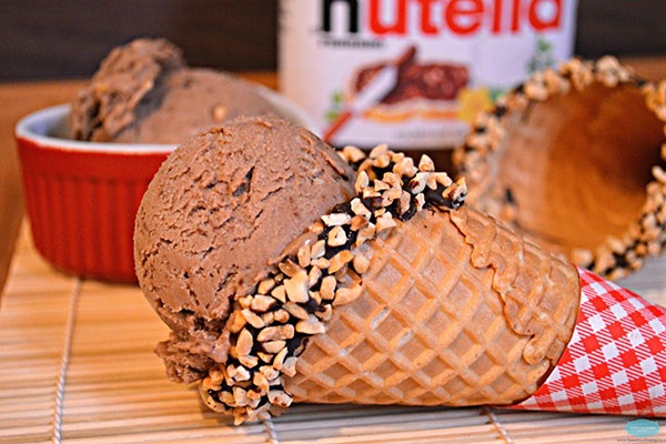 Nutella Banana Ice Cream